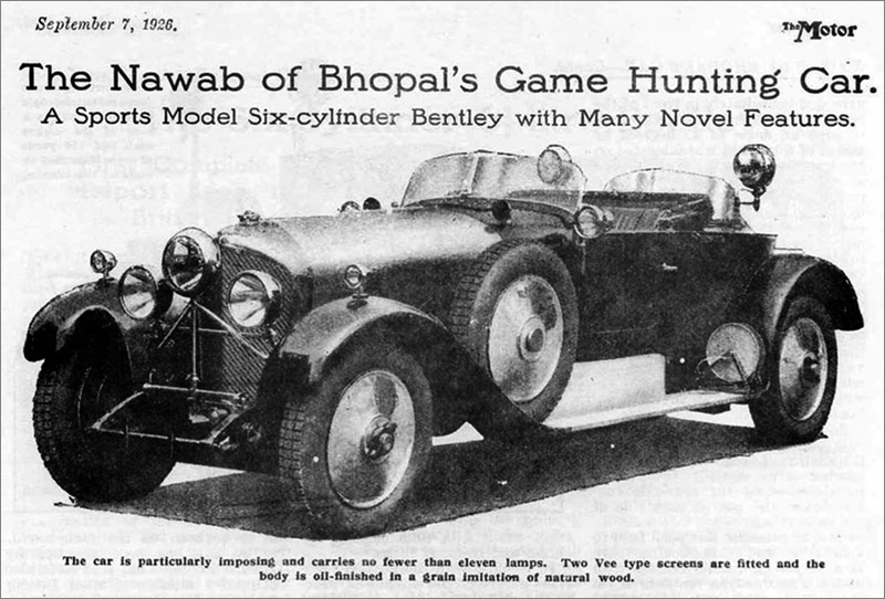 The Nawab of Bhopal's Game Hunting Car